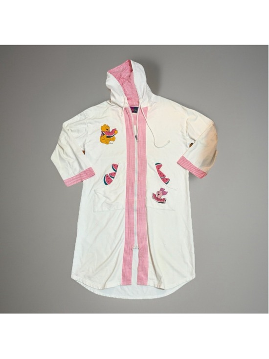 Disney Other - Vintage 90s Disney Winnie the Pooh Watermelon Zip Lounge Robe - Size M